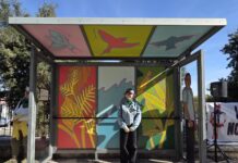 Inaugurata la pensilina artistica dedicata a Sako Bakary